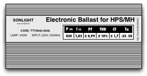 Ballast électronique